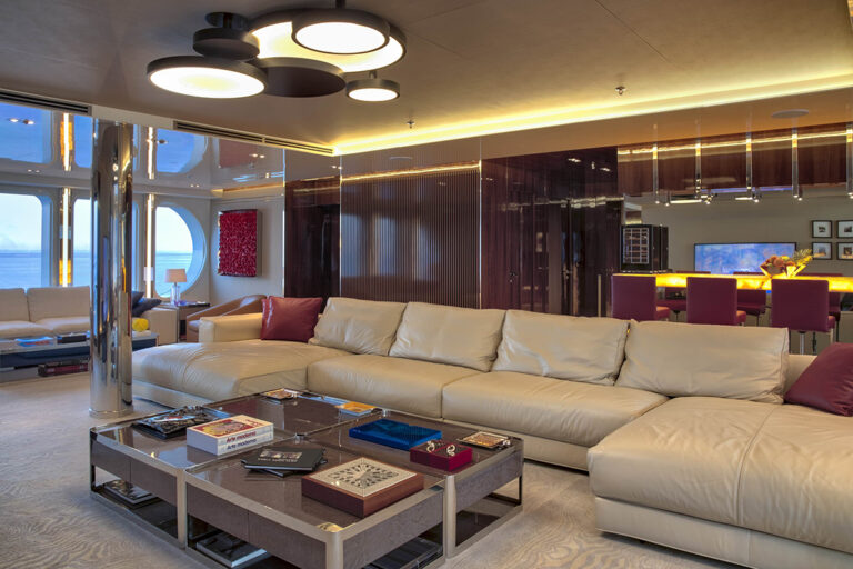 Comfortable Sofa In The Saloon