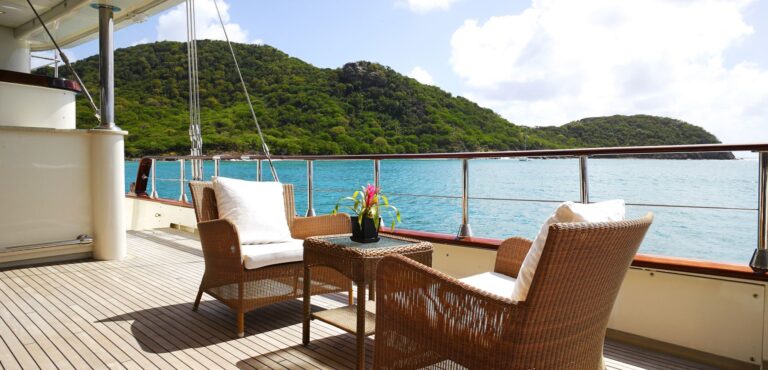 Comfortably Seated On Deck