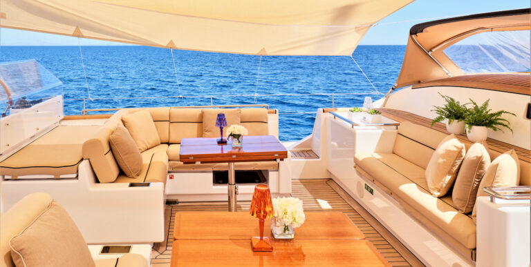 Deck Seating And Dining Area