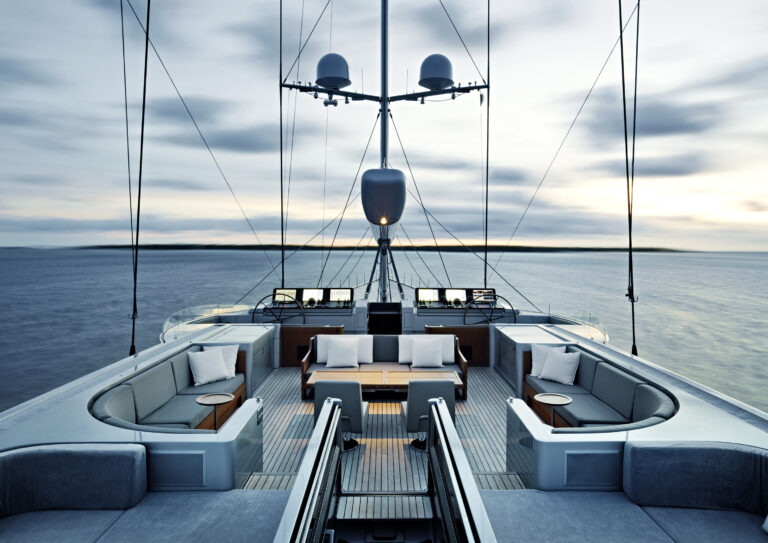 Deck Seating And Relaxation Area