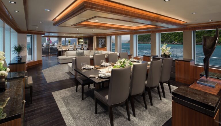 Dining Area In The Main Saloon