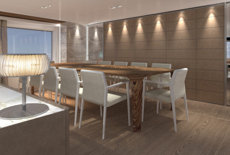 Dining Area In The Saloon
