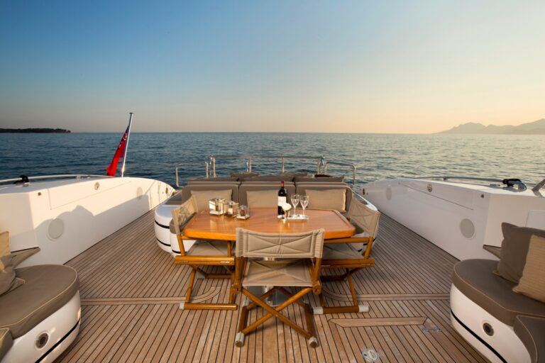 Dining On Aft Deck