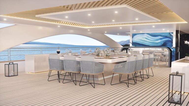 Dining On Sun Deck
