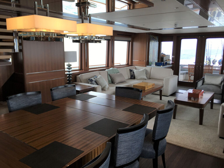 Dining Table In The Saloon