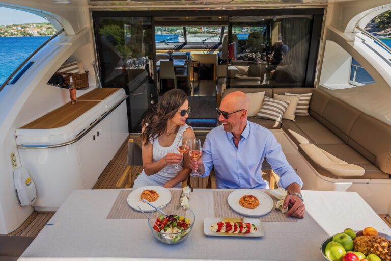 Dinner For Two On A Yacht