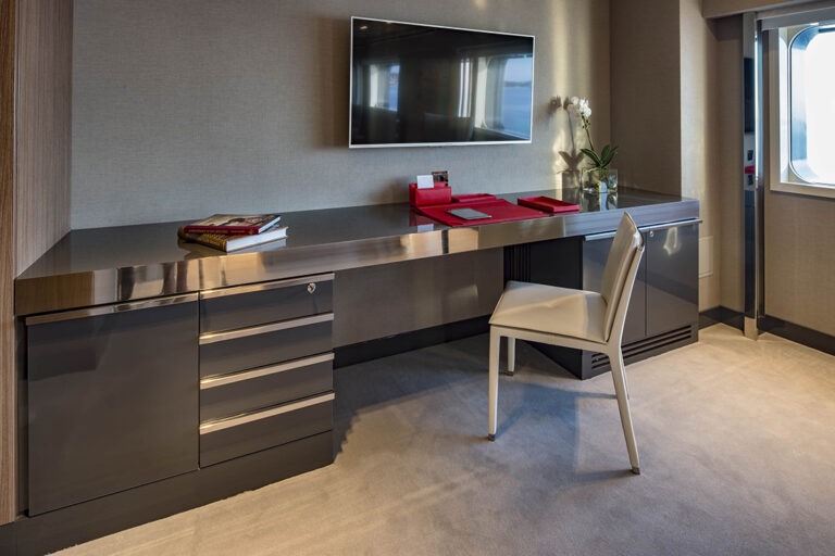 Double Guest Stateroom Writing Desk And Tv