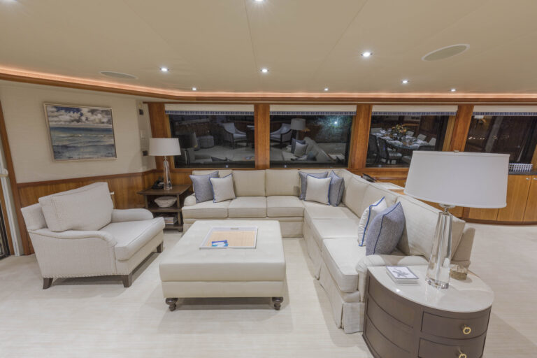 Elegant Seating Area In The Main Saloon