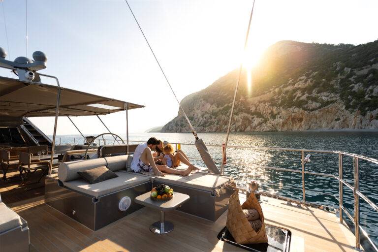 Enjoying A Family Charter On Board