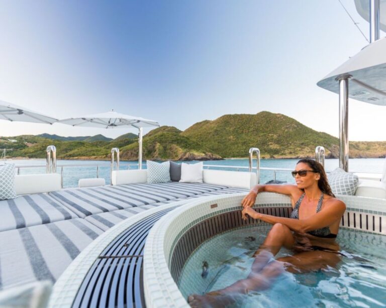 Enjoying The Jacuzzi