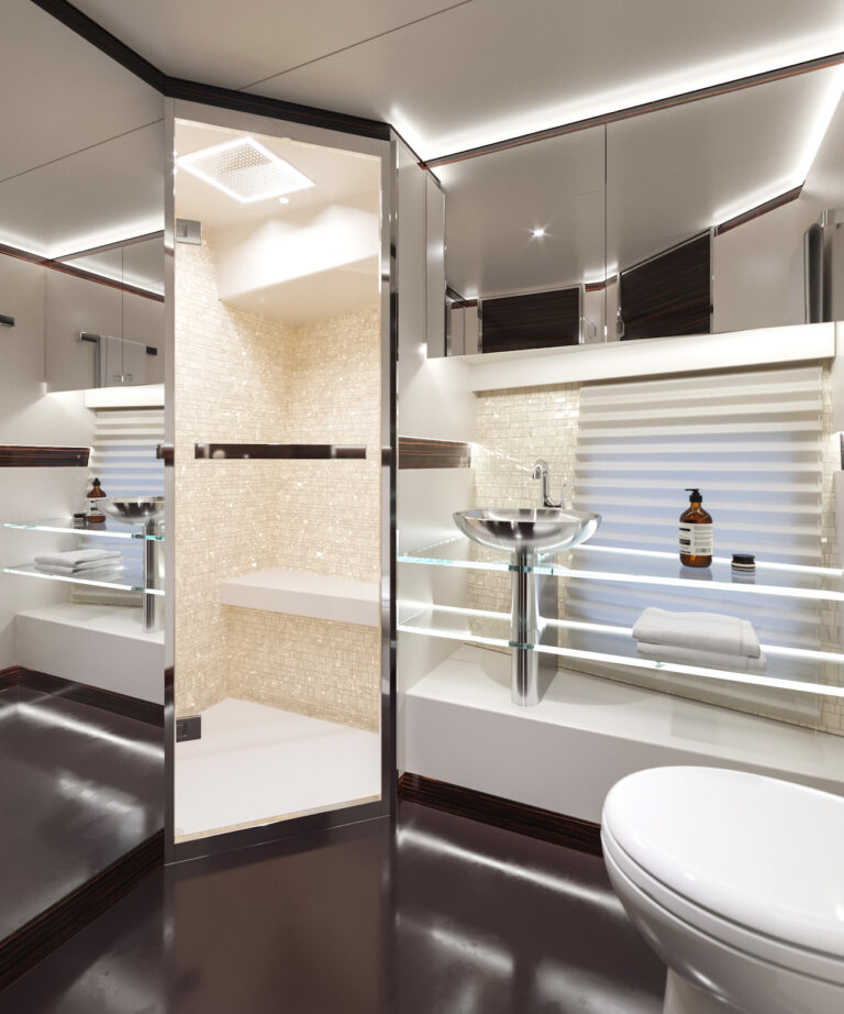 Ensuite Bathroom In Guest Cabin