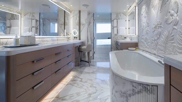 Ensuite Master Bathroom  - Photo © Heesen Yachts