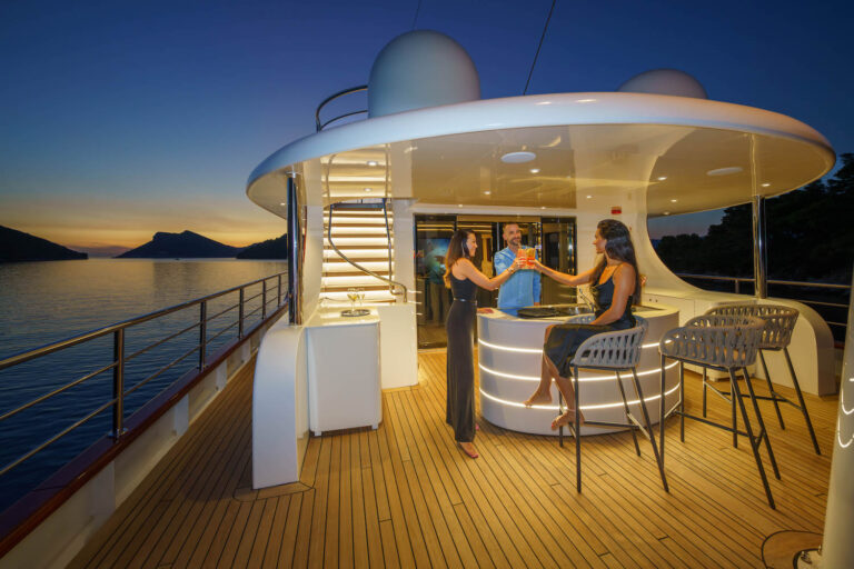 Evening On Yacht