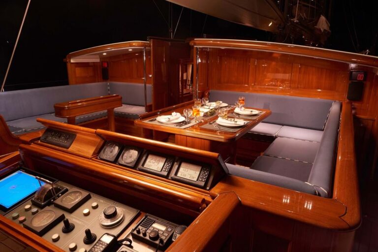 Exterior Dining Area And Helm