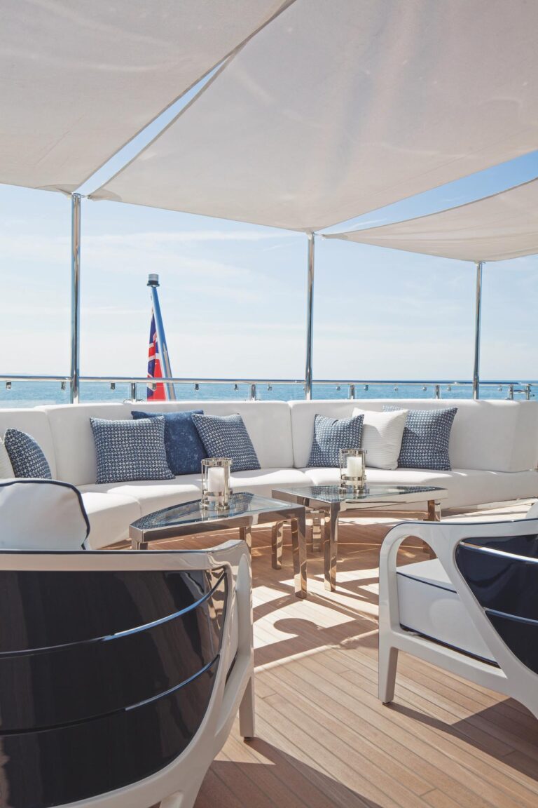 Exterior Lounging Area Aft On The Upper Deck