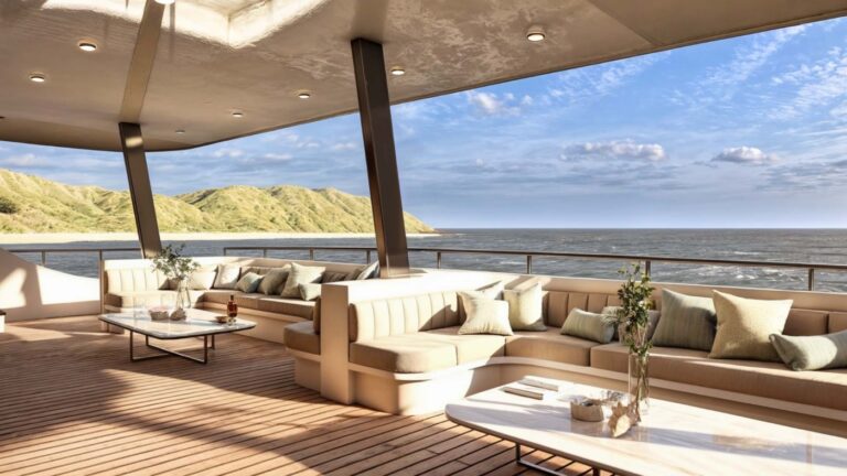 Exterior Relaxation Area With Sea Views