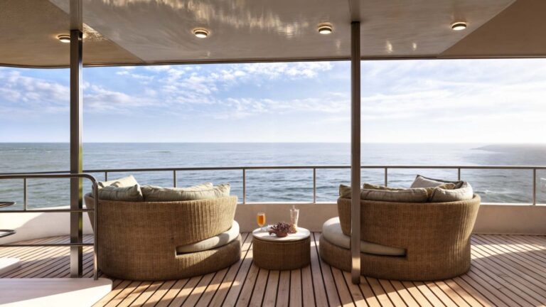 Exterior Relaxation Area With Sea Views