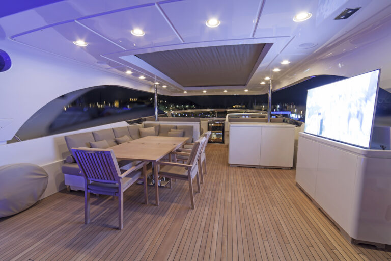 Flybridge In The Evening