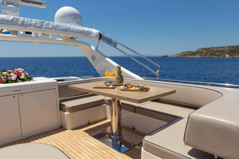 Flybridge Of The Yacht