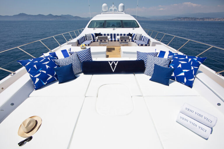 Foredeck Dining And Sunbathing