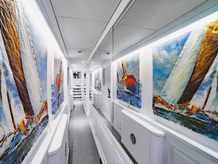 Foyer With Beautiful Art Work