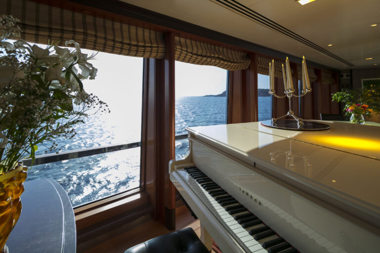 Grand Piano In The Main Saloon
