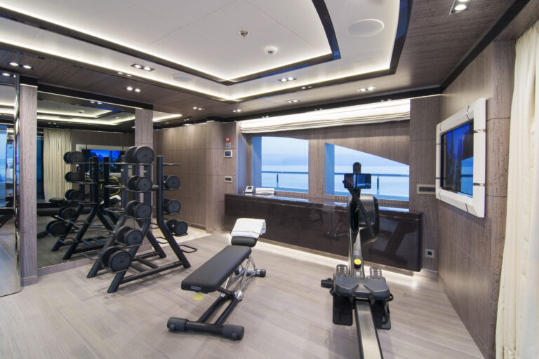 Gymnasium Aboard Superyacht