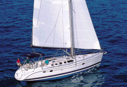 Hunter 466 sailing boat