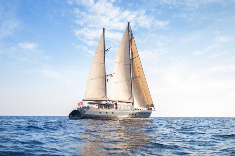 Under sail