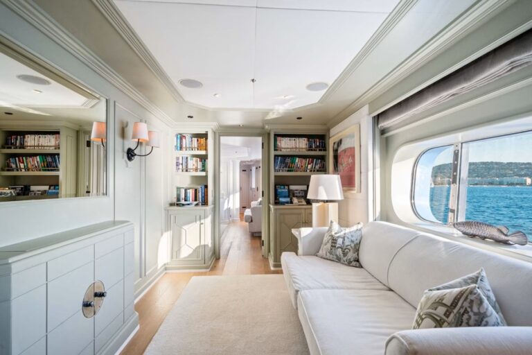 Interior Main Deck Master Stateroom Study