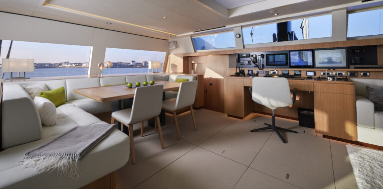 Interiors With Saloon And Helmstation