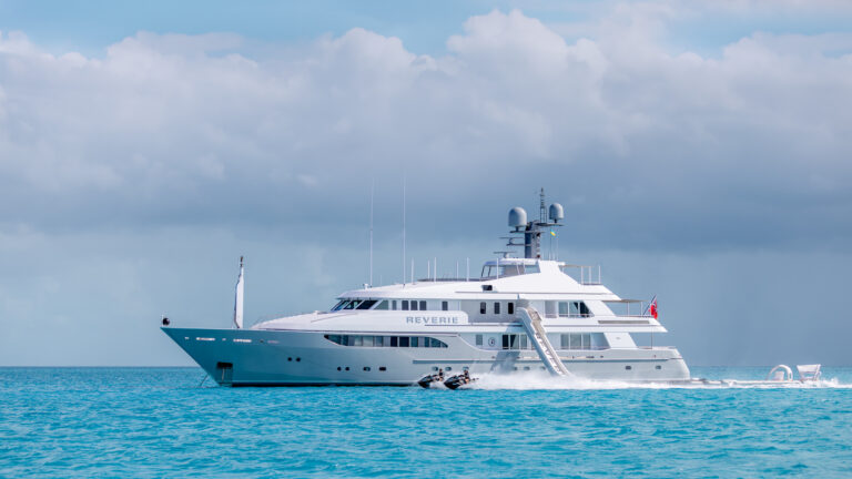Jetskis And Waterslide With REVERIE Yacht