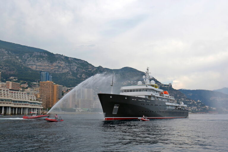 Launching Of 76m Explorer Yacht