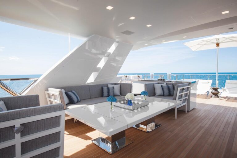 Lounging Area On The Sun Deck
