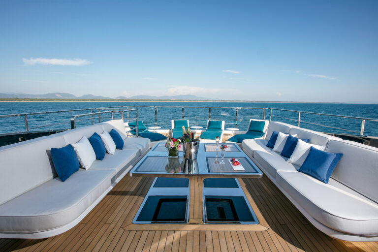 Louning And Sunbathing Bridge Deck