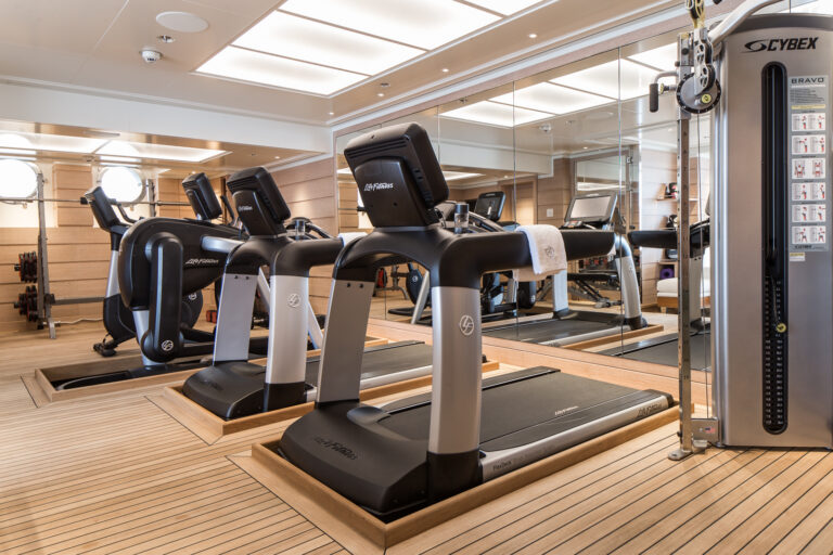 Lower Deck Beach Club Gym Post Refit