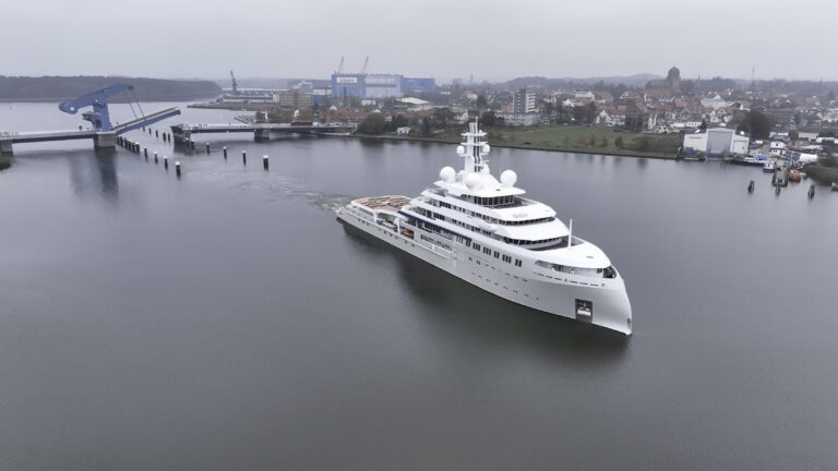 Luxury Yacht SHACKLETON Under Build At Lurssen In Germany - Photo © DrDuu