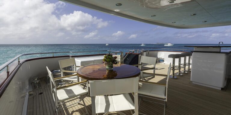 Main Aft Deck Dining Area Alfresco