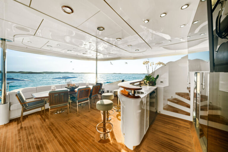 Main Deck Aft Exteiror Dining Area
