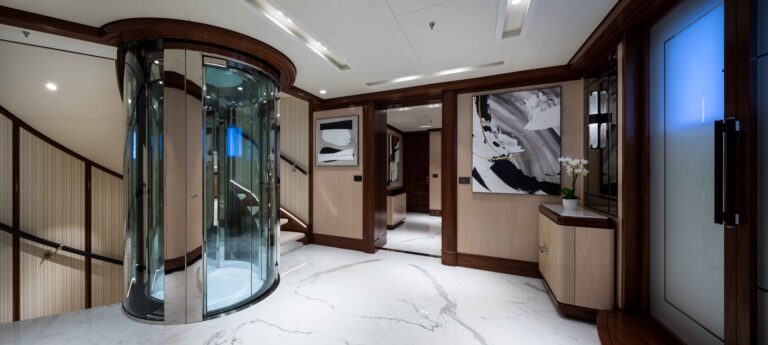 Main Deck Foyer With Elevator
