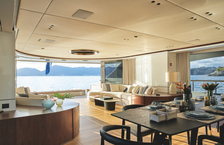 Main Deck Saloon And Dining Area