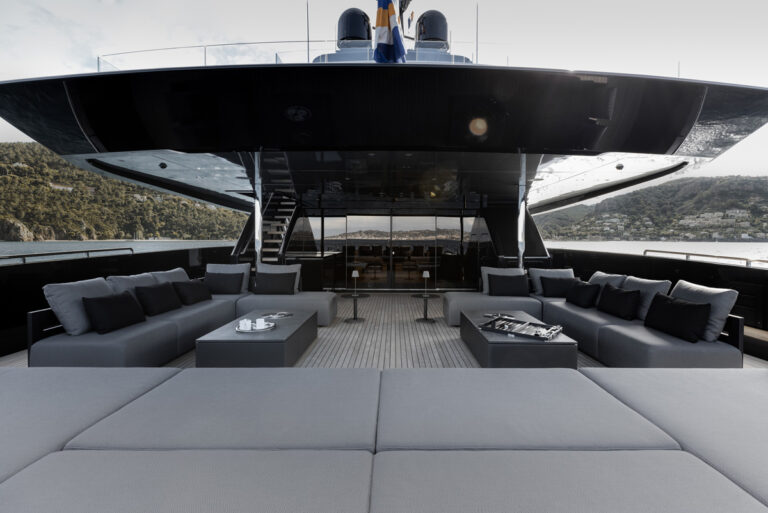 Main Deck Sunbathing And Seating Area