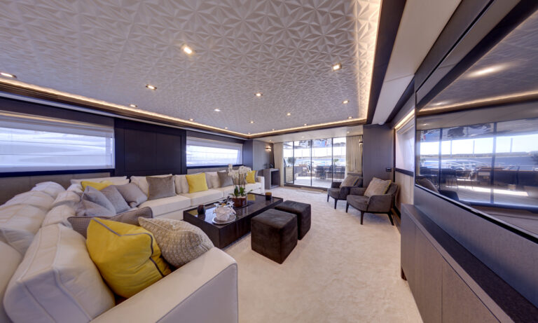 Main Saloon - Looking Aft