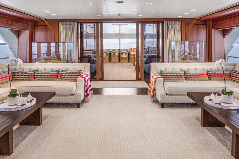 Main Saloon Looking Aft