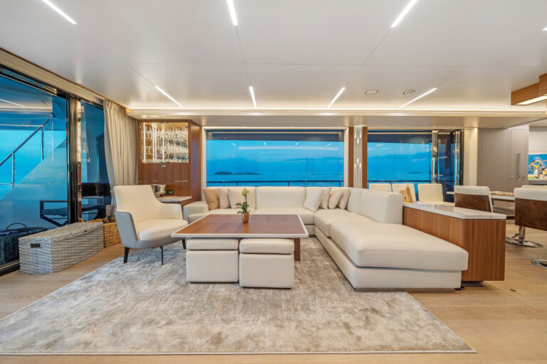 Main Saloon Seating And Dining Area