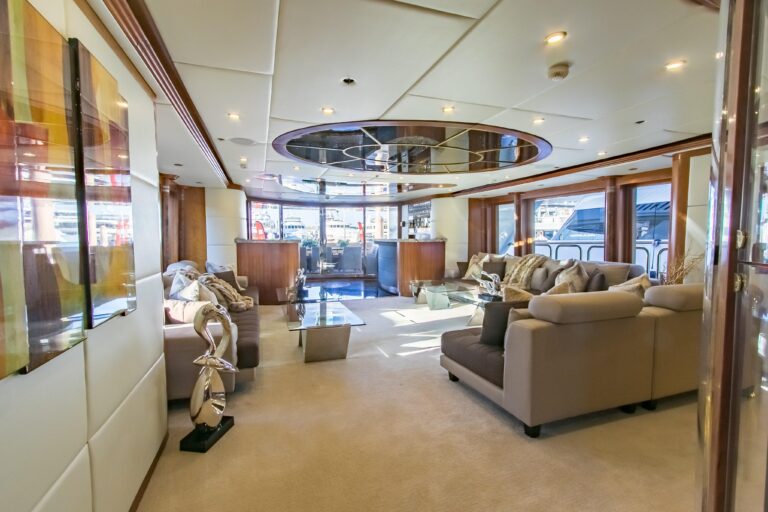 Main Saloon View Aft
