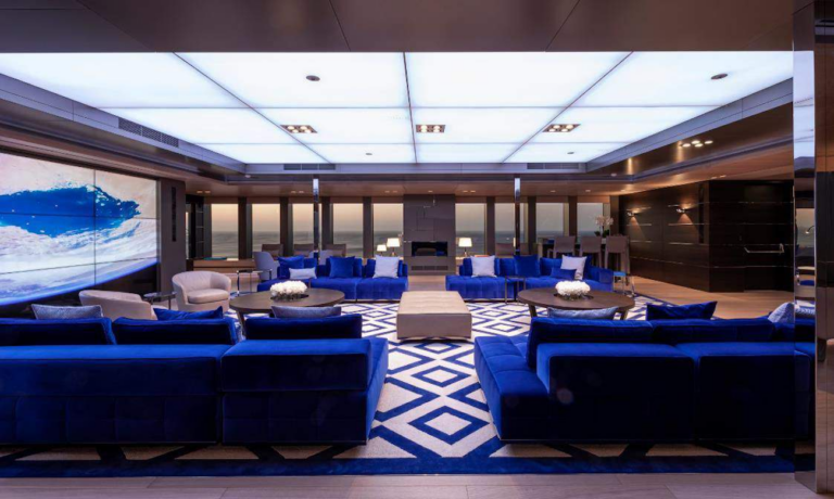 Main Saloon With Huge Screen