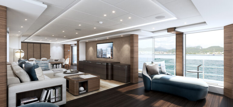 Main Saloon With Large Windows