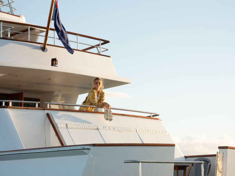 Model On Yacht