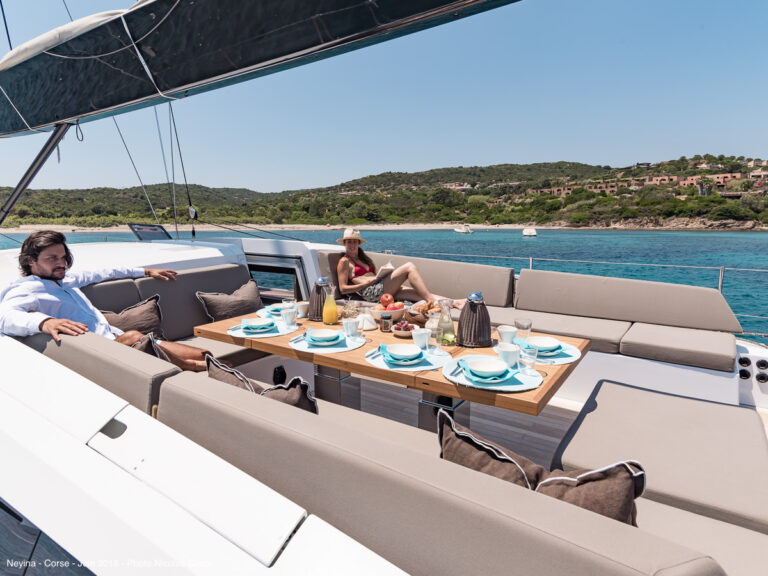 Morning Relaxation On A Yacht